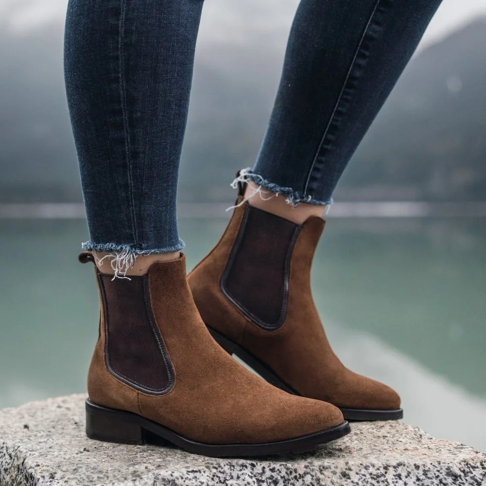 Thursday Boot Co. Brown Leather/Suede Boots Size 7.5 women’s - Picture 15 of 15